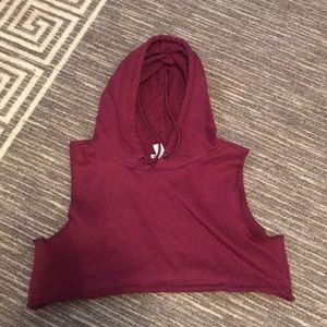 Cropped hoodie